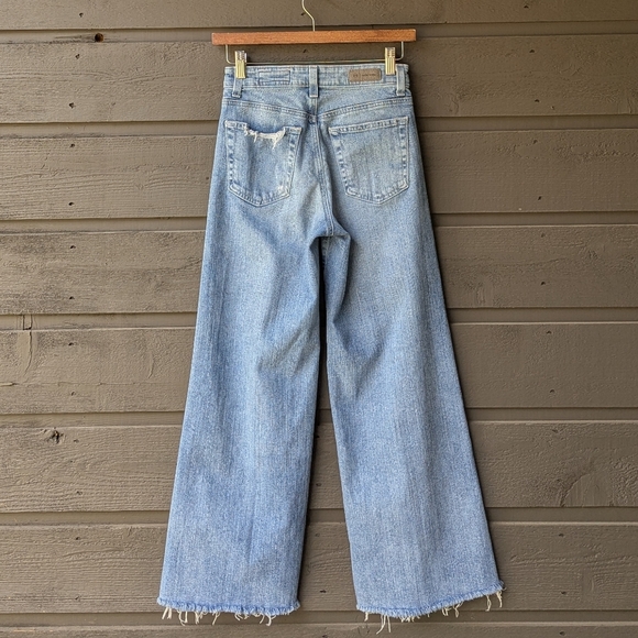 AG Adriano Goldschmied AG-ed Saige Wide Leg Crop Jeans High-Rise Fit Size 24 - Picture 4 of 12
